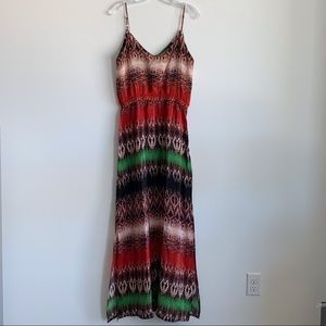 ViX Paje Mabel Silk Maxi Dress - Size M - Resort Beach Vaction